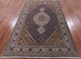 Bijar Hand Knotted Wool & Silk Rug - 5' 11" X 8' 10" - Golden Nile