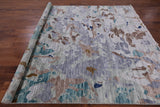 Contemporary Hand Knotted Wool Area Rug - 8' 1" X 9' 11" - Golden Nile
