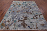 Contemporary Hand Knotted Wool Area Rug - 8' 1" X 9' 11" - Golden Nile