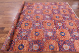 Modern Hand Knotted Wool Area Rug - 7' 11" X 9' 10" - Golden Nile
