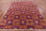 Modern Hand Knotted Wool Area Rug - 7' 11" X 9' 10" - Golden Nile