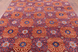 Modern Hand Knotted Wool Area Rug - 7' 11" X 9' 10" - Golden Nile