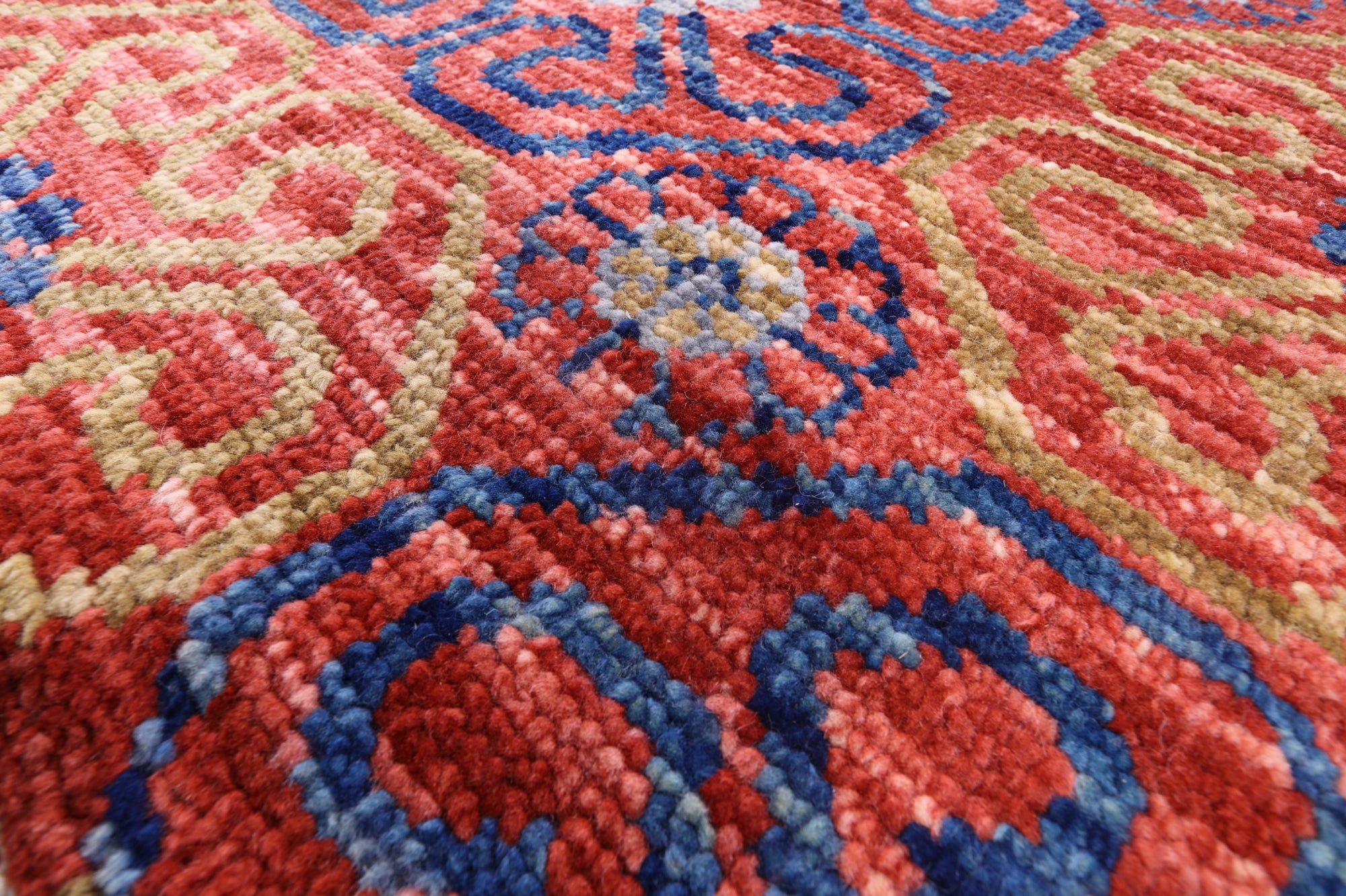 Modern Hand Knotted Wool Area Rug - 7' 11" X 9' 10" - Golden Nile