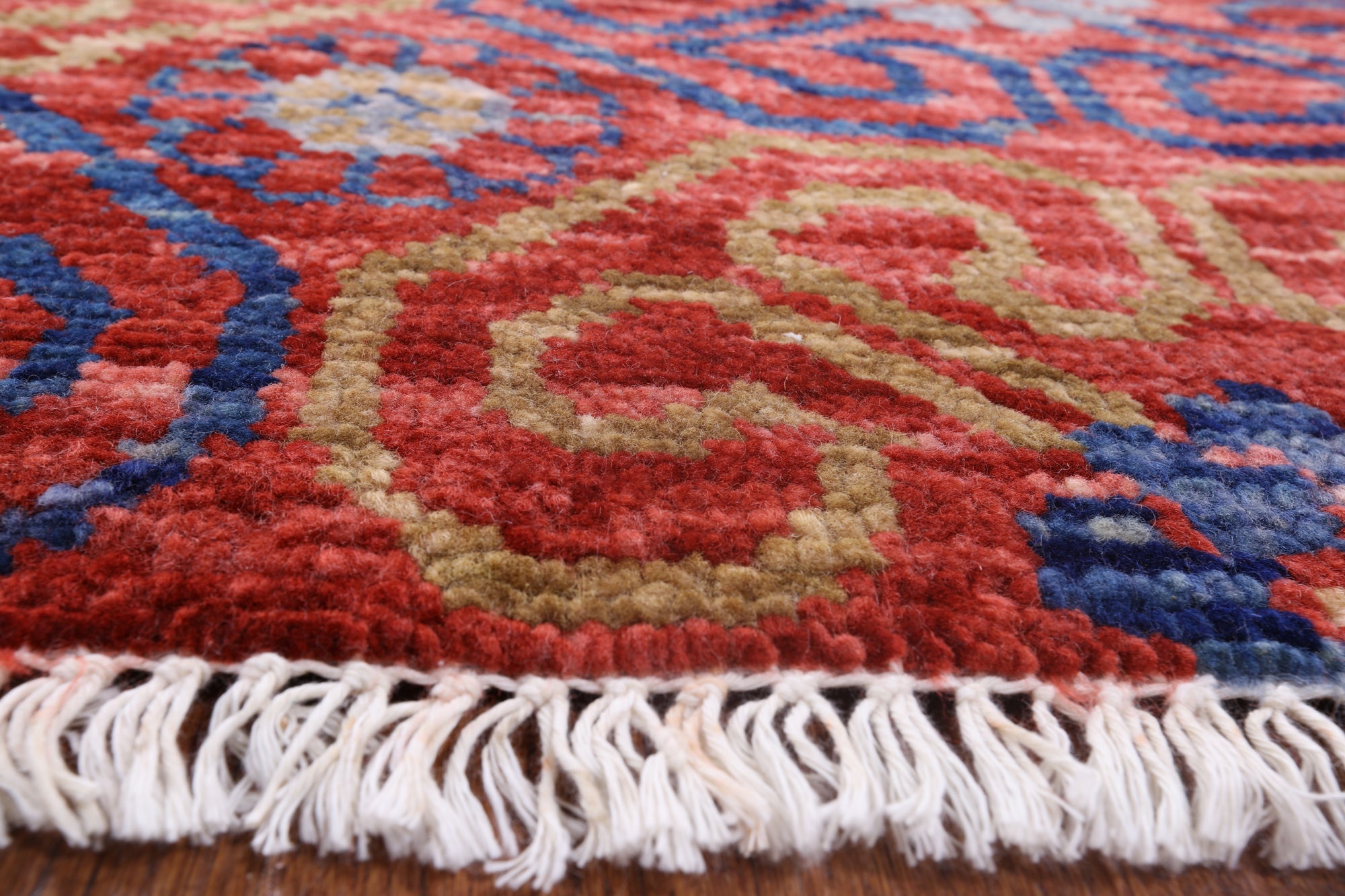 Modern Hand Knotted Wool Area Rug - 7' 11" X 9' 10" - Golden Nile