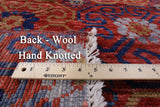 Modern Hand Knotted Wool Area Rug - 7' 11" X 9' 10" - Golden Nile
