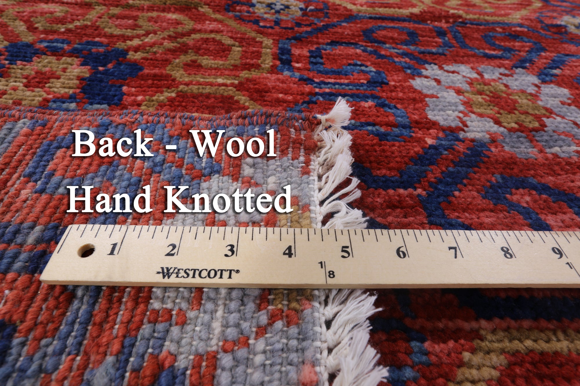 Modern Hand Knotted Wool Area Rug - 7' 11" X 9' 10" - Golden Nile