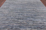 Modern Hand Knotted Wool & Silk Area Rug - 8' 10" X 9' 10" - Golden Nile