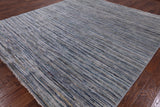 Modern Hand Knotted Wool & Silk Area Rug - 8' 10" X 9' 10" - Golden Nile