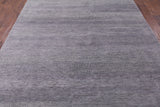 Grey Savannah Grass Handmade Wool & Silk Rug - 8' 0" X 10' 1" - Golden Nile