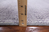 Grey Savannah Grass Handmade Wool & Silk Rug - 8' 0" X 10' 1" - Golden Nile