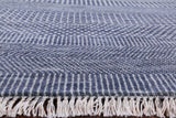 Savannah Grass Hand Knotted Wool & Silk Area Rug - 6' 1" X 9' 1" - Golden Nile