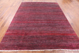 Savannah Grass Hand Knotted Wool & Silk Area Rug - 8' 2" X 9' 11" - Golden Nile