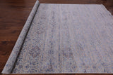 Grey Persian Hand Knotted Wool & Silk Area Rug - 9' 2" X 12' 3" - Golden Nile