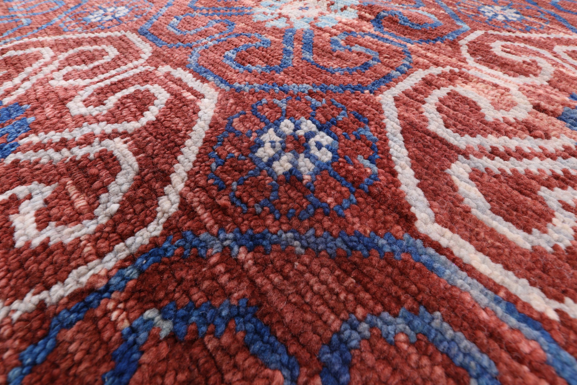 Modern Hand Knotted Wool & Silk Rug - 10' 0" X 14' 0" - Golden Nile