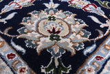 Persian Nain Wool & Silk Area Rug - 8' 8" X 12' - Golden Nile