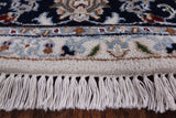 Persian Nain Handmade Wool & Silk Area Rug - 5' 10" X 9' - Golden Nile