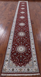 Persian Nain Handmade Wool & Silk Runner Rug - 2' 8" X 18' 2" - Golden Nile