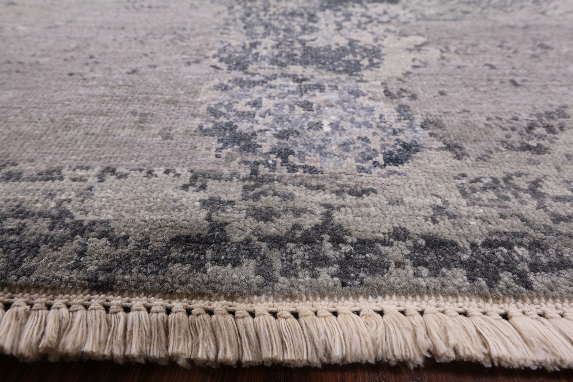 Ballerina Ballet Dancer Design Modern Hand Knotted Wool & Silk Rug - 8' 0" X 10' 3" - Golden Nile
