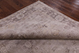 Oushak Hand Knotted 100% Silk Area Rug - 7' 6" X 9' 6" - Golden Nile