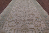Turkish Oushak Hand Knotted Wool Area Rug - 9' 2" X 17' 11" - Golden Nile