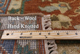 Hand Knotted Heriz Serapi Wool Area Rug - 8' 11" X 11' 10" - Golden Nile