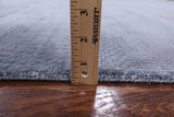 Savannah Grass Hand Knotted Wool & Silk Area Rug - 9' 0" X 12' 4" - Golden Nile