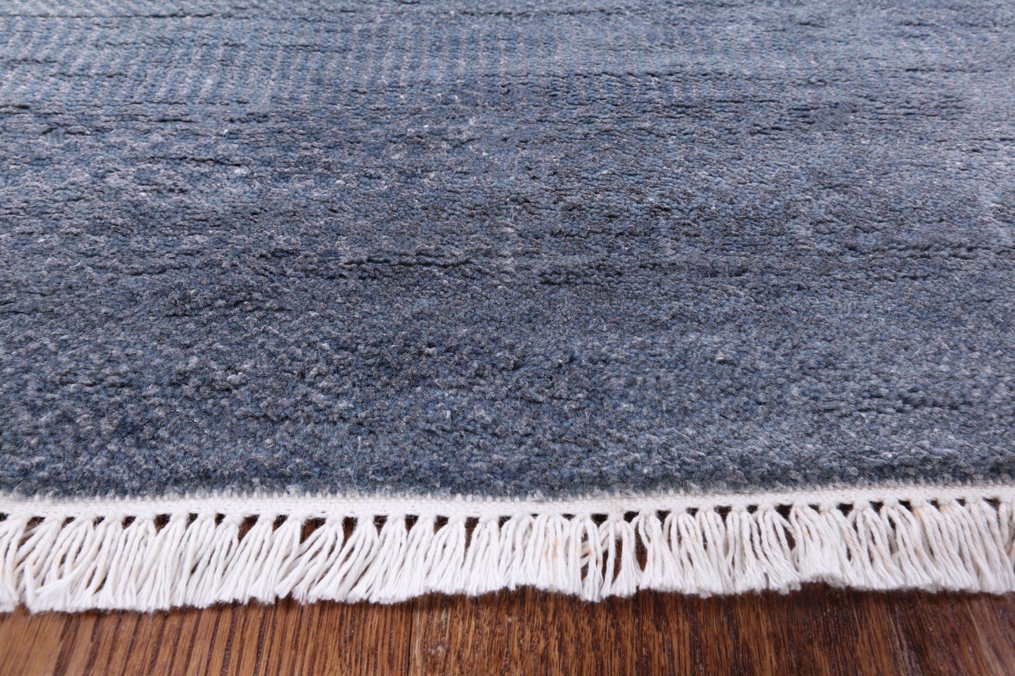 Savannah Grass Hand Knotted Wool & Silk Area Rug - 9' 0" X 12' 4" - Golden Nile