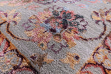 Grey Persian Wool & Silk Handmade Area Rug - 9' 0" X 12' 1" - Golden Nile