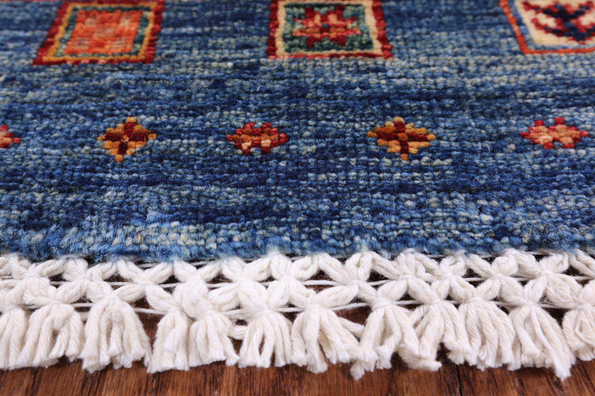 Persian Tribal Gabbeh Hand Knotted Wool Rug - 5' 9" X 8' 1" - Golden Nile