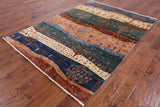 Super Gabbeh Handmade Wool Area Rug - 5' 9" X 7' 11" - Golden Nile