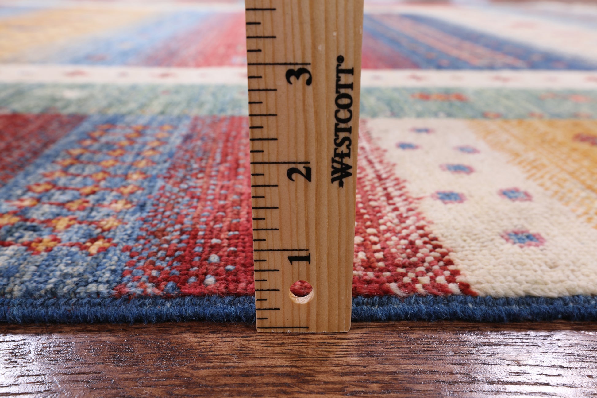 Tribal Persian Gabbeh Hand Knotted Wool Area Rug - 5' 9" X 8' 0" - Golden Nile