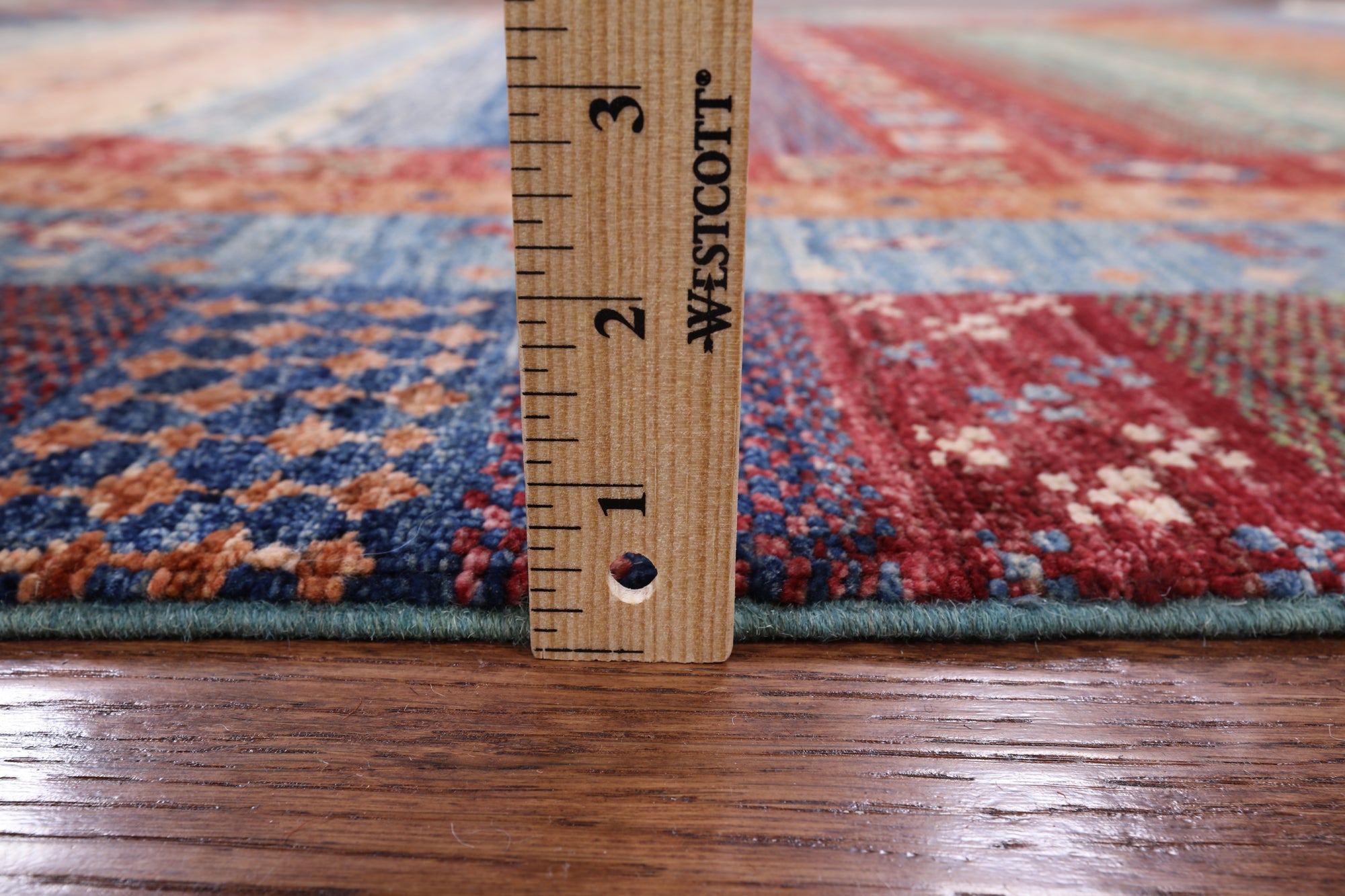 Tribal Persian Gabbeh Handmade Wool Rug - 5' 8" X 7' 11" - Golden Nile
