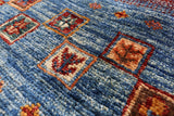 Tribal Persian Gabbeh Hand Knotted Wool Rug - 5' 9" X 7' 10" - Golden Nile