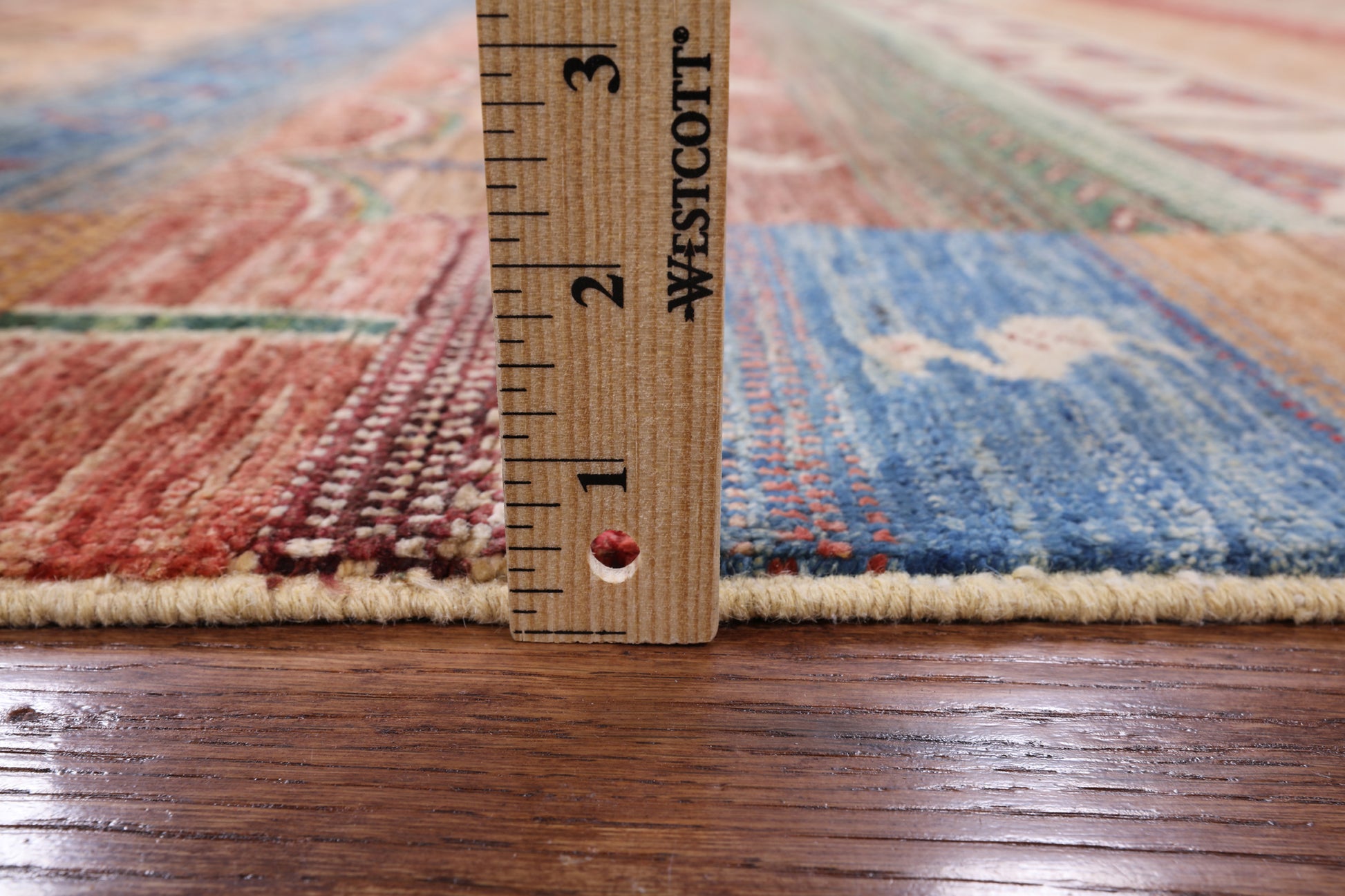Tribal Gabbeh Handmade Wool Rug - 5' 8" X 7' 11" - Golden Nile