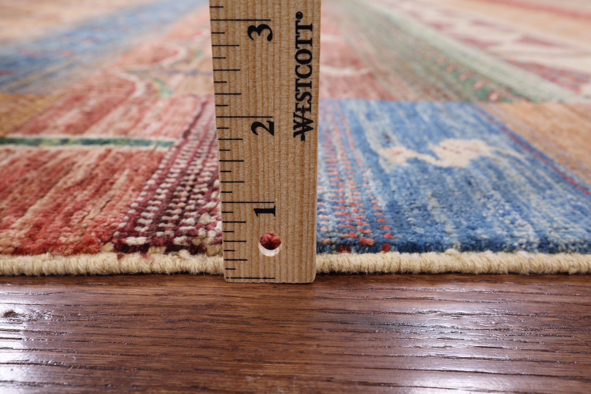 Tribal Gabbeh Handmade Wool Rug - 5' 8" X 7' 11" - Golden Nile