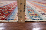 Tribal Persian Gabbeh Hand Knotted Wool Rug - 5' 7" X 7' 6" - Golden Nile