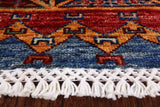 Tribal Persian Gabbeh Handmade Wool Rug - 5' 2" X 6' 6" - Golden Nile
