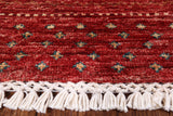 Tribal Gabbeh Hand Knotted Wool Rug - 5' 0" X 6' 7" - Golden Nile