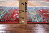 Tribal Gabbeh Hand Knotted Wool Rug - 5' 0" X 6' 7" - Golden Nile
