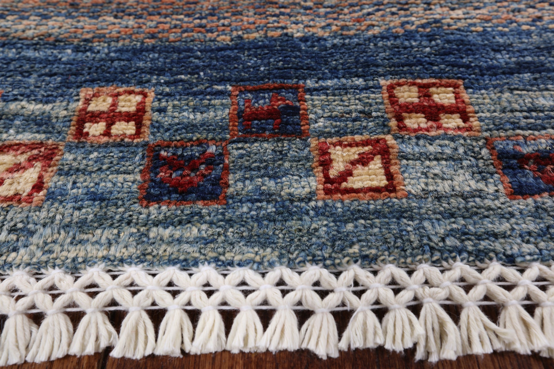 Super Gabbeh Handmade Wool Area Rug - 4' 10" X 6' 9" - Golden Nile