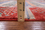 Tribal Persian Gabbeh Handmade Wool Area Rug - 5' 0" X 6' 4" - Golden Nile