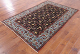 Fine Serapi Hand Knotted Wool Area Rug - 5' 3" X 7' 11" - Golden Nile