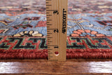 Black Fine Serapi Handmade Wool Area Rug - 6' 2" X 8' 10" - Golden Nile