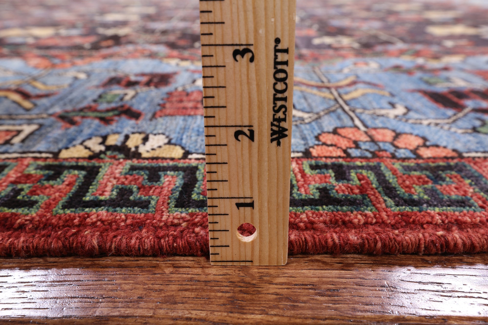 Black Fine Serapi Handmade Wool Area Rug - 6' 2" X 8' 10" - Golden Nile