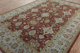 Persian Whased Out Handmade Wool Area Rug - 8' 4" X 11' 7" - Golden Nile
