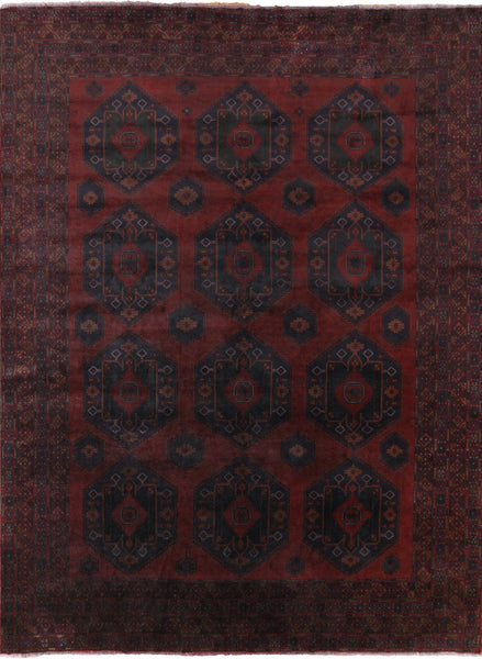 Overdyed Balouch Wool on Wool Rug 11 X 14 - Golden Nile