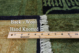 Overdyed Handmade Wool Area Rug - 8' X 10' - Golden Nile