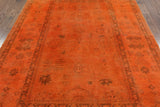 Overdyed Hand Knotted Rug 6' 3" X 9' - Golden Nile