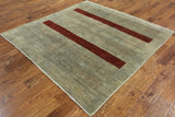 7 X 7 Square Oriental Overdyed Rug - Golden Nile