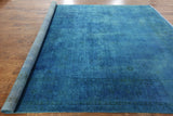 Oriental Overdyed Hand Knotted Rug 9' X 12' - Golden Nile